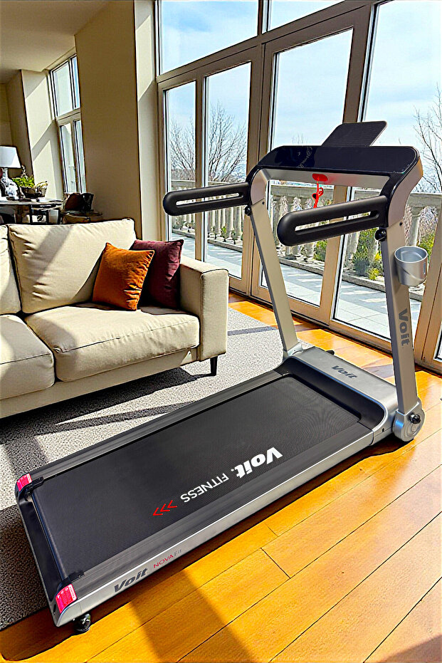 Voit Vfit By Voit Novafit Koşu Bandı Bluetooth Uygulama Hoparlör Led Ekran Katlanabilir 46cm Geniş Bant