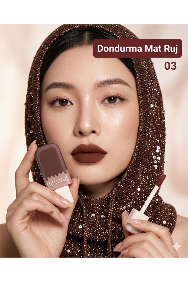Korean 03 Hey Yue - New Series Lip Glaze Velvet Matte Tint