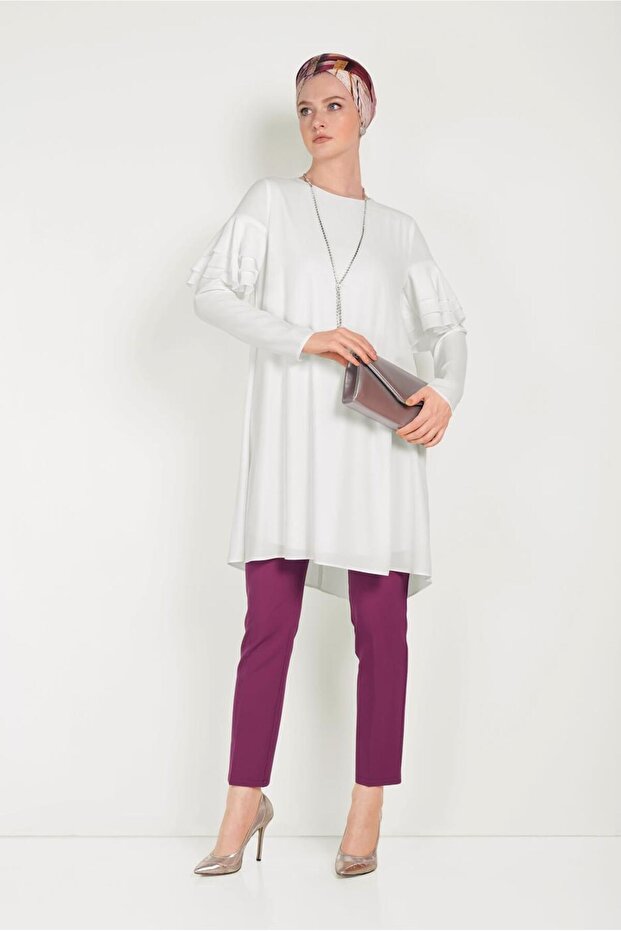 Tunic with Sleeves Frill 40493