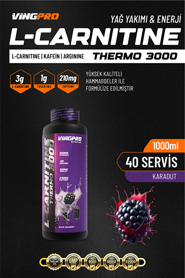 L-CARNITINE THERMO 3000 MG