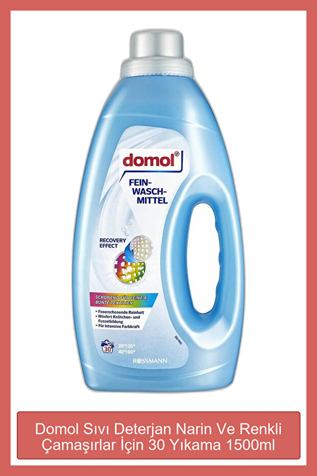 Sıvı Deterjan Narin Ve Renkli Çamaşırlar İçin 30 Yıkama 1500ml - 1