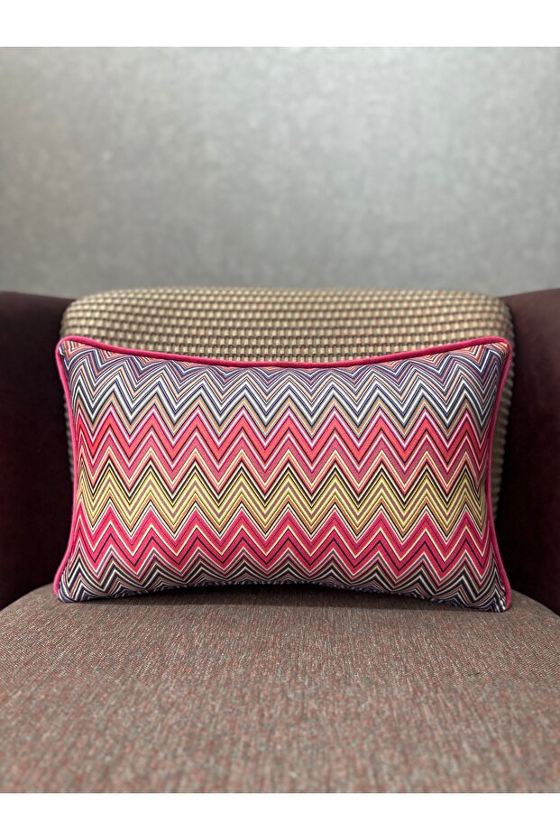 Imported Silk Velvet Chevron 1013 Rectangular (50X30 cm) Case