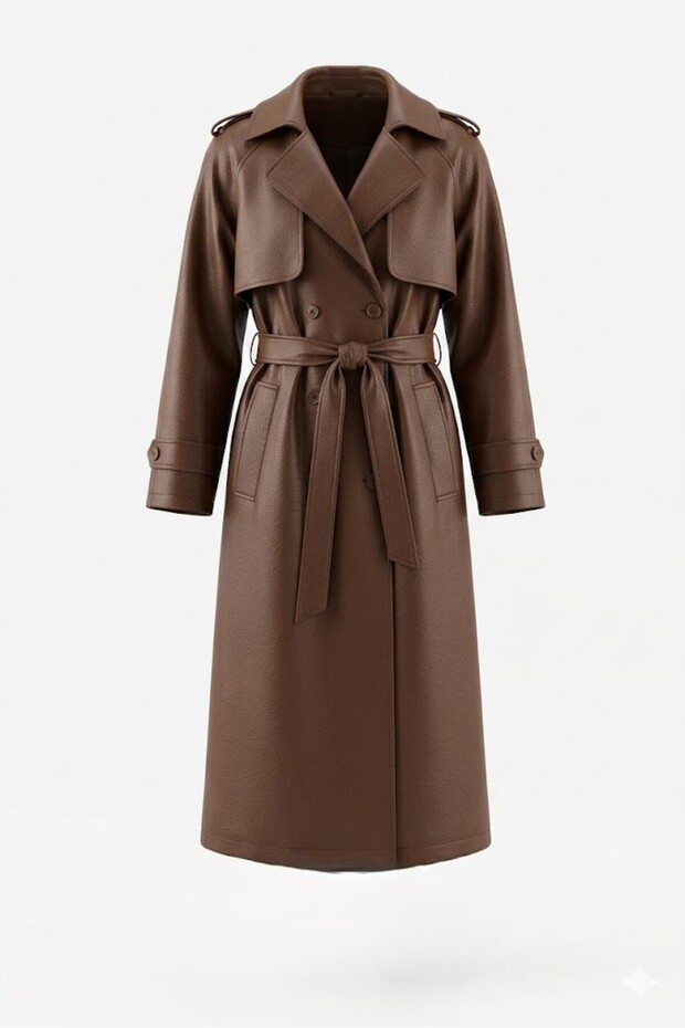 Cremona leather coat
