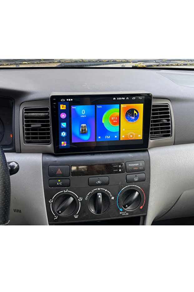 شاشة سيارة أندرويد لكورولا 2003-2006 مع Apple CarPlay وAndroid Auto وكاميرا خلفية - 5