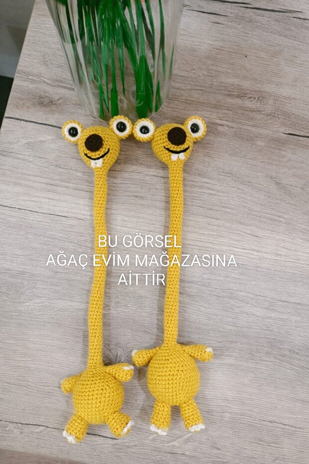 Amigurumi sid çanta charm ( TELLİ )