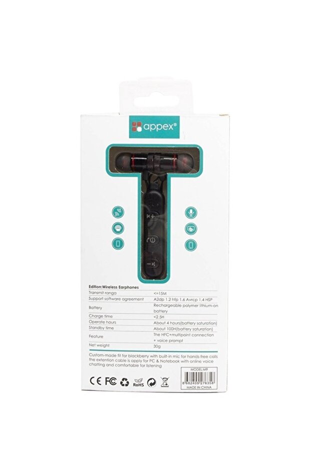 M9 Kablolu Bluetooth Kulaklık - 7