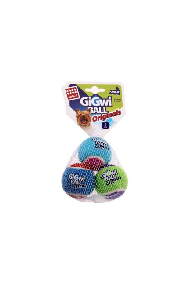 6119 Gigwi Ball Tenis Topu Köpek Oyuncağı 3'Lü 5 Cm