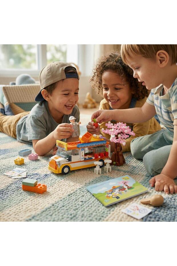 Mobile Restaurant Building Blocks Set 310 PCS, Compatible