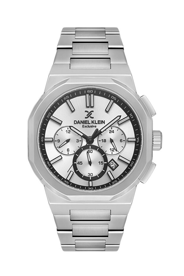 Dk.1.13812-1 Exclusive Functions Active Steel Plated Metallic Color Men's Wristwatch
