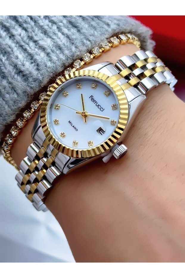 Steel Cord Minimal Case Women's Watch 3 Atm Waterproof 2 Years Warranty + Bracelet as a Gift
