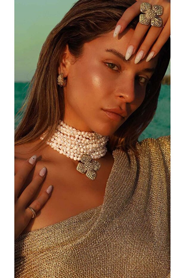 ETERNA LUXE ÇOKLU İNCİ KOLYE