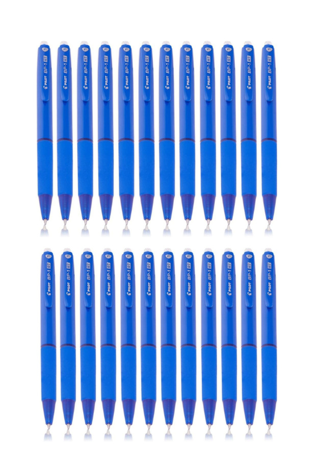 BP-1 RT Fine Tip Ball Pen, Blue - Pack of 2 - 24 Pieces Blue