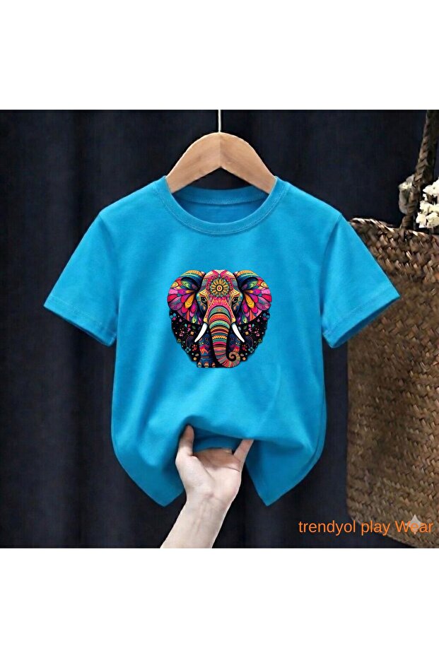 Patterned Verb Printed 100% Children's Unisex T-Shirt 5 6 -7 8-9 10 -11 12 Years Old