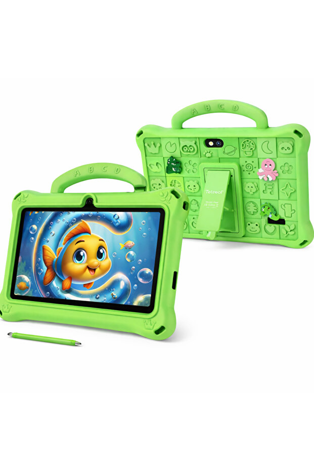 P603 Kids Tablet 7" HD, 6GB+128GB, Android 13, Dual Cam, 3000mAh, WiFi, Case Kit Extras