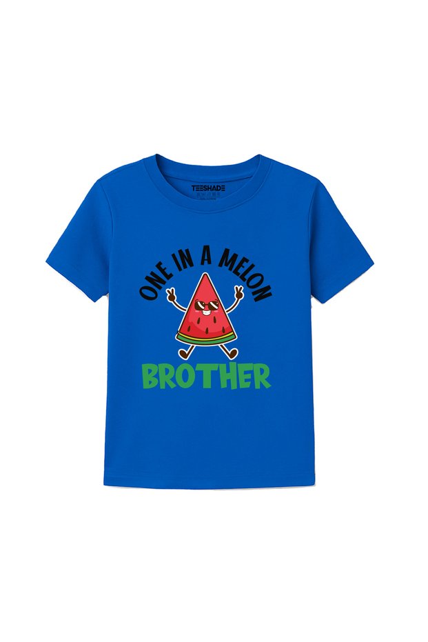 One In A Melon Brother T-Shirt for Unisex Kids 100% Cotton, Multiple Colors – Sizes 0-16 Years