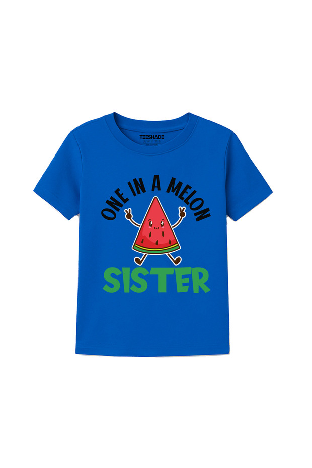 On In A Melon Sister T-Shirt for Unisex Kids 100% Cotton, Multiple Colors – Sizes 0-16 Years