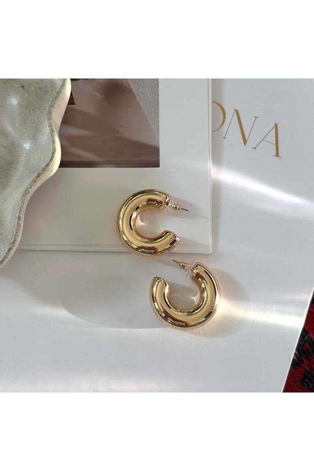 Gold Jade Earrings