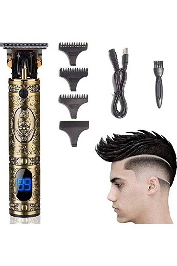 Professional Outliner Hair Trimmer Set Gold/Black