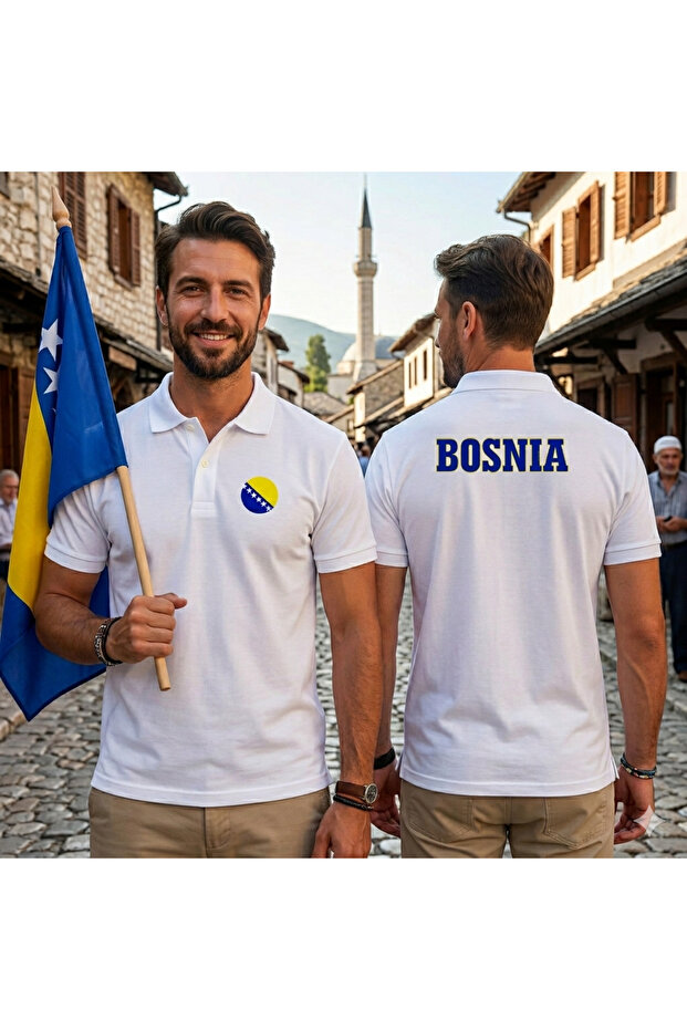 Bosnia Polo Collar T-Shirt