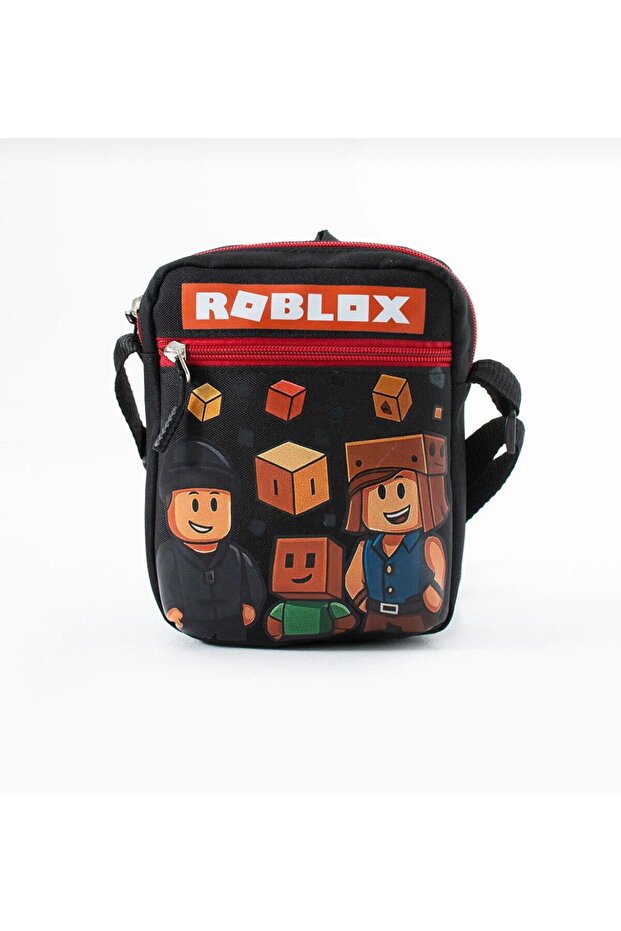 Roblox Children's Shoulder Bag – 3 Compartments – Waterproof Fabric (21×16×6 cm)