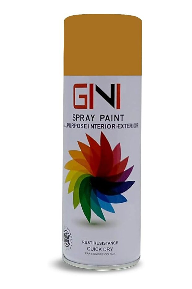SPRAY PAINT ALLPURPOSE CHROME GOLD 35 450ML