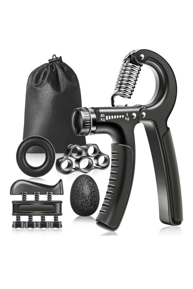 Mr 5 Piece Set Grip Strengthener, 5-60 kg Adjustable Hand Grip Strengthener