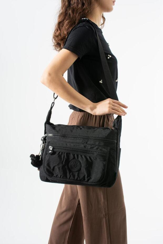 Klinkır Postman School Bag Cross Strap Large Size Shoulder Bag Rainproof Special Fabric 32*22