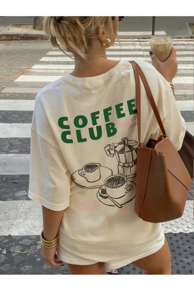 Cup Print, Unisex T-Shirt (Women's)
