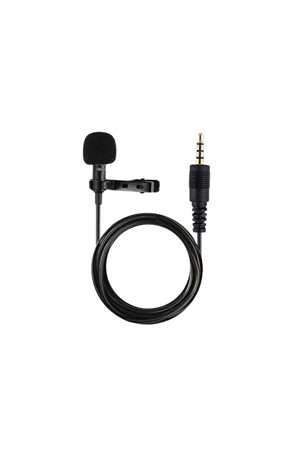 3.5mm Jack 1.5 Meter Double Microphone - Black