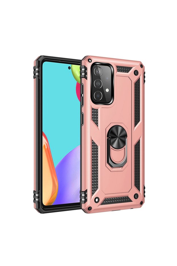 Samsung Galaxy A32 Case Sofia Silicone Cover with Ring - Rose