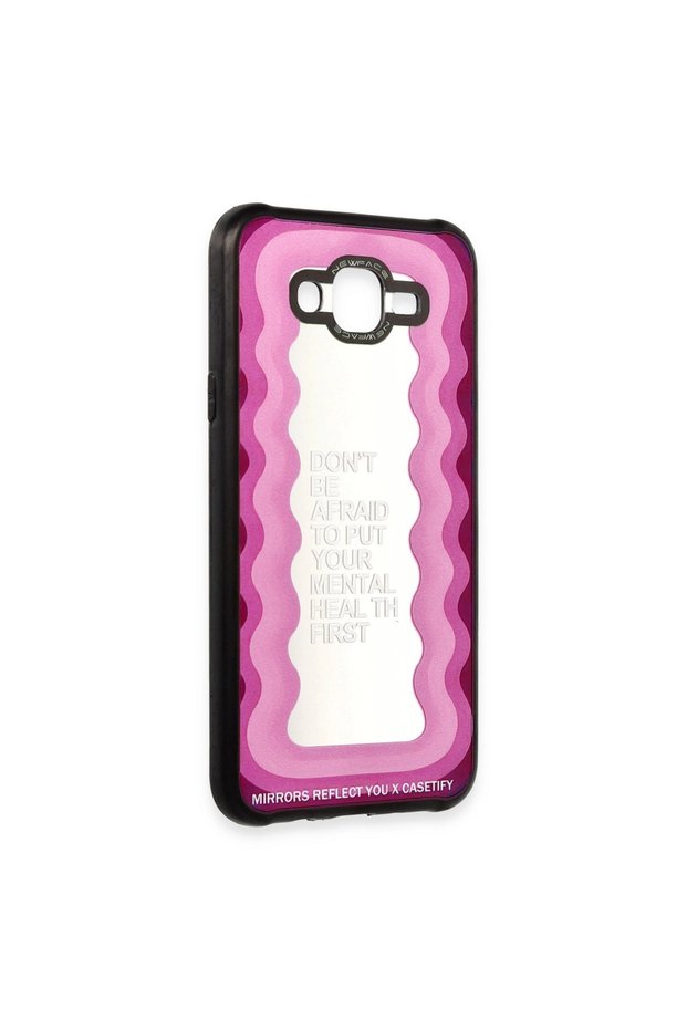 Samsung Galaxy J7 Case Mirror Patterned Cover - Mirror - 11