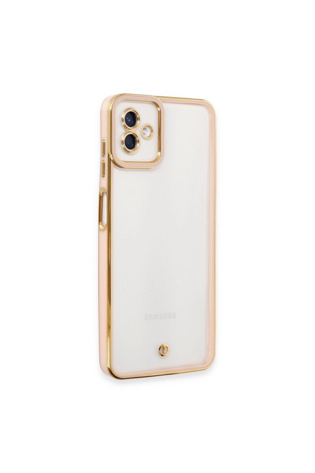 Samsung Galaxy A04 Case Liva Lens Silicone - Rose