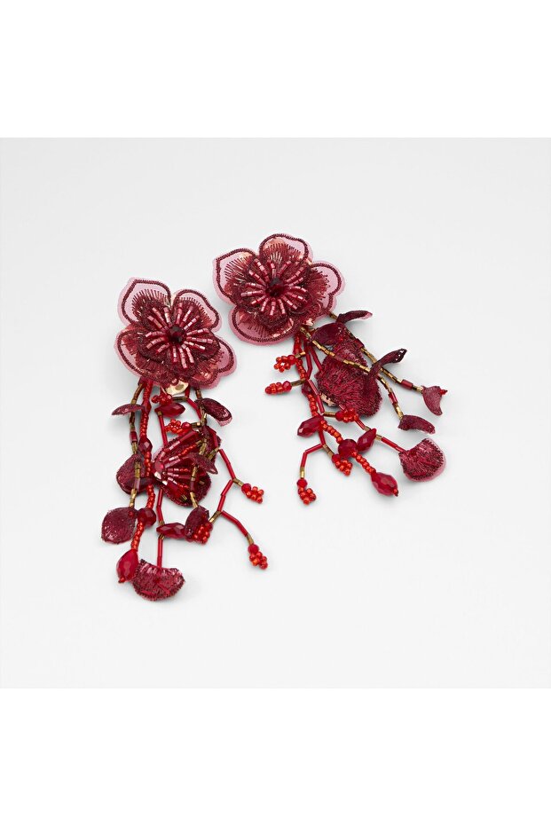 Bloomorra Womens Red Earrings