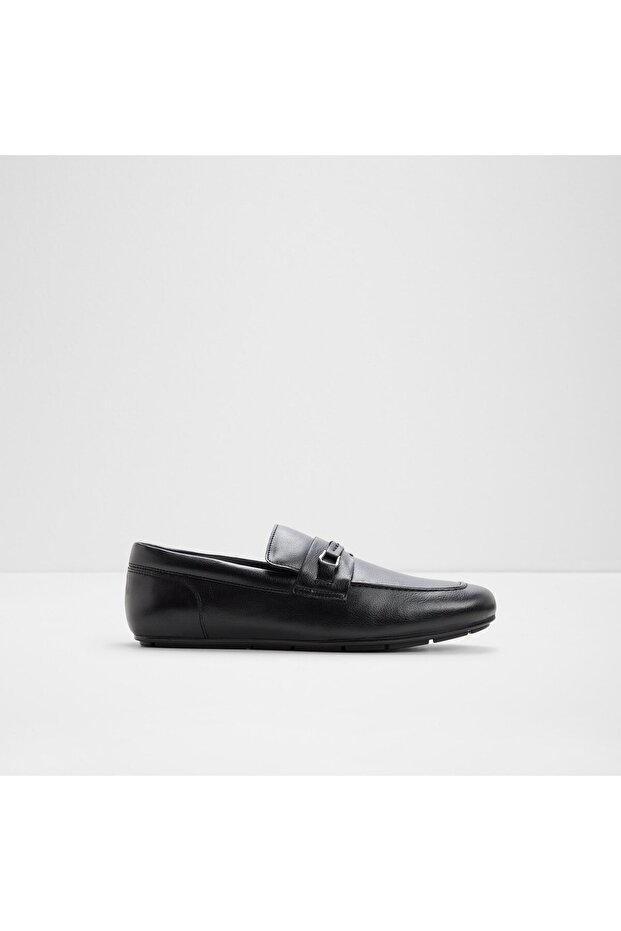 Stefan-in Mens Black Loafer Shoes
