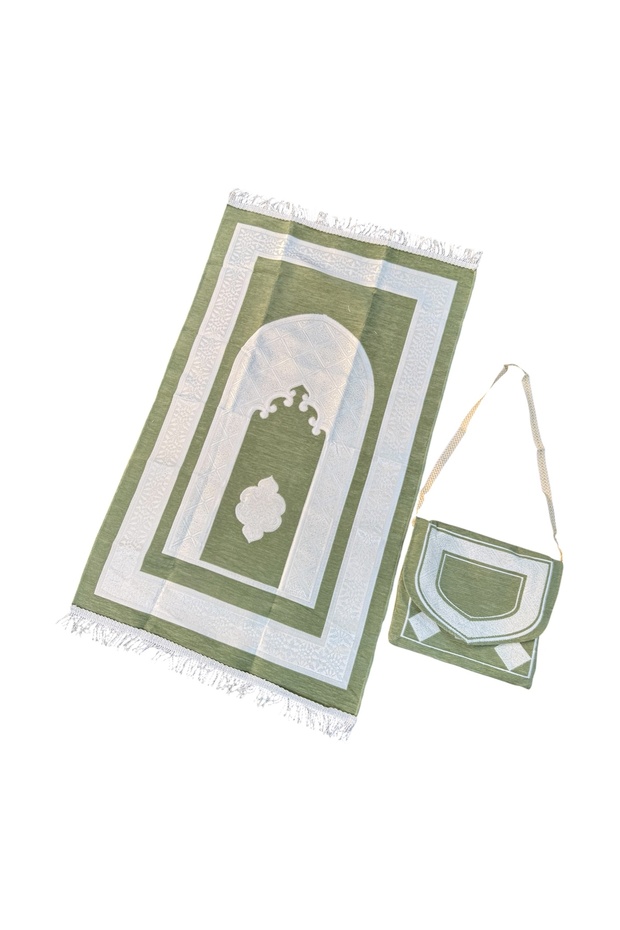Prayer Mat 70x110 cm with Carry Bag, Foldable Portable Sajjadah for Hajj, Umrah & Travel