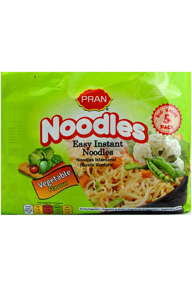 Noodles Vegetable 70g,Carton of 60pcs