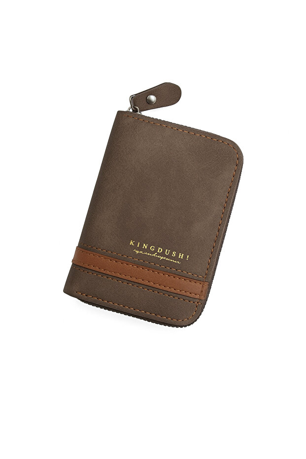 Luxury Leather Zip Wallet, Leather Zip Wallet for Both Men and Women