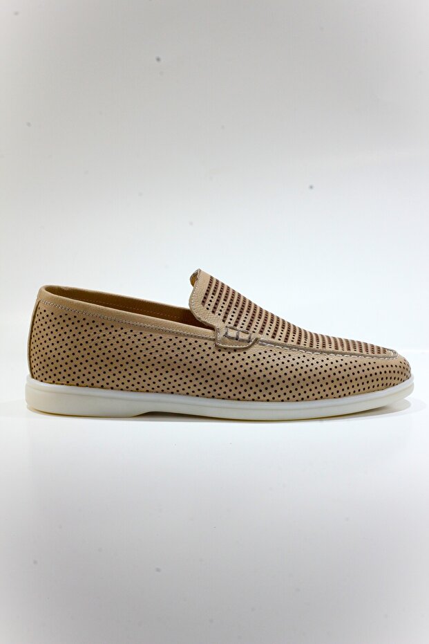 Men's 100% Genuine Leather Summer Perforated Orthopedic Shoes