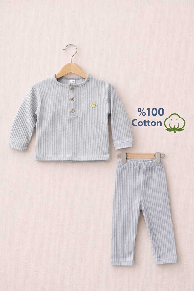 100% Cotton Double Bottom Top Baby/Child Set