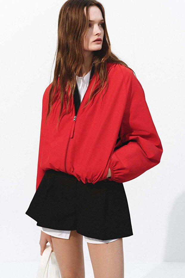 Gathered bomber jacket - 2
