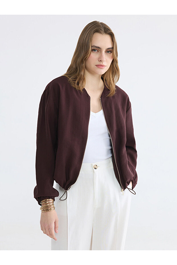سترة نسائية من NEVAVM Farkily College Collar