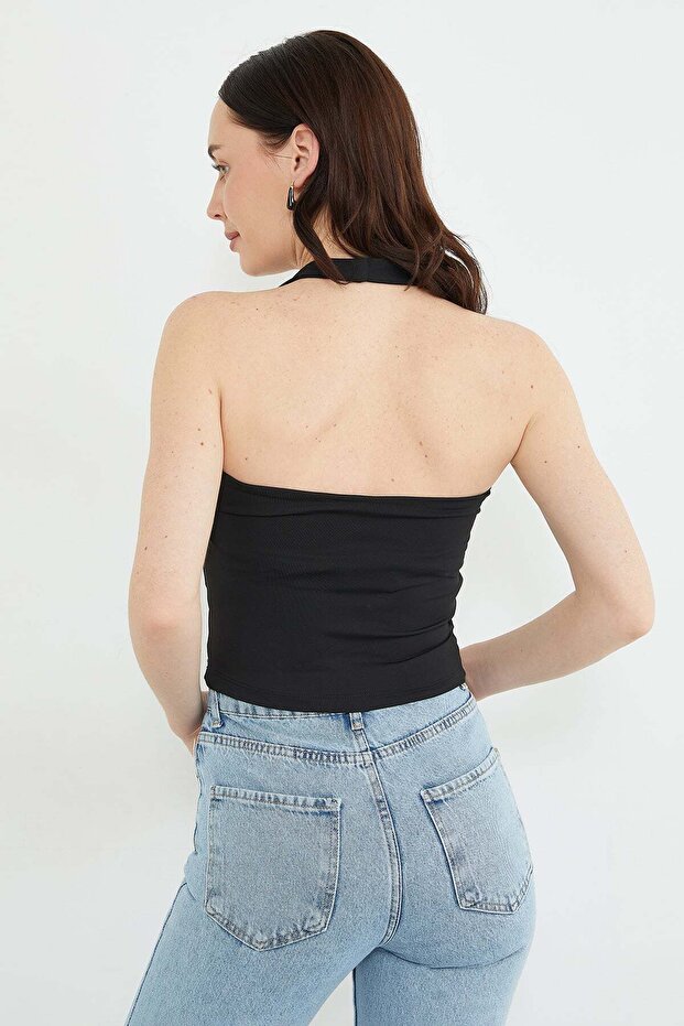Halter Neck Blouse - 7
