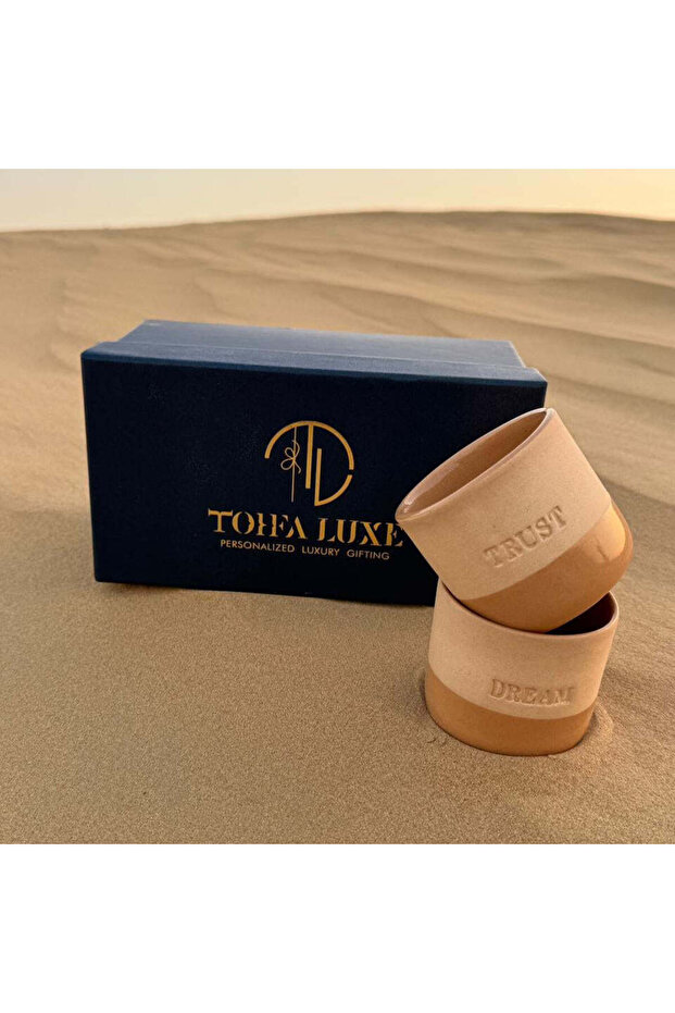 - UAE Dream and Trust Cup in Gift Box - Sand Color