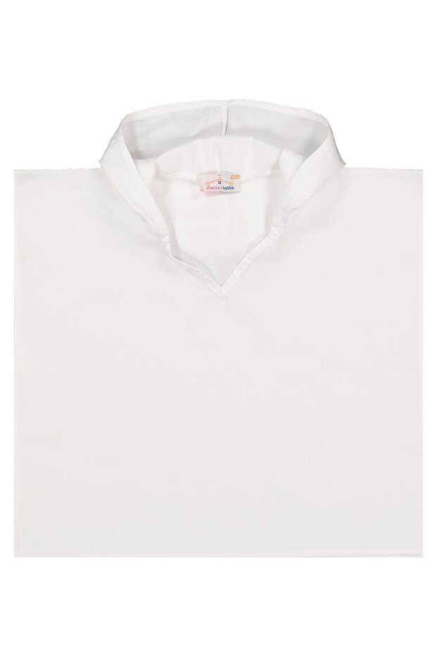 Children's Summer Poncho 1-4 Years - White