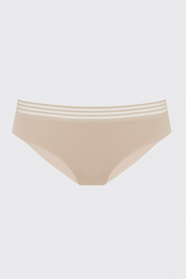 Milky Brown Barbara Seamless Regular Waist Panties