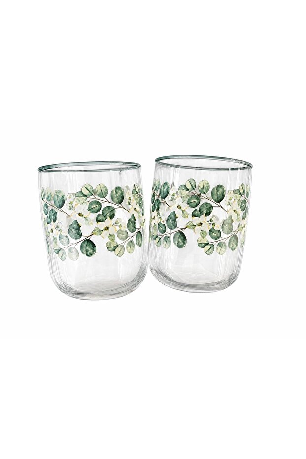 Ocaliptus Soft Drink Glass Set of 2 Green (280 ml)