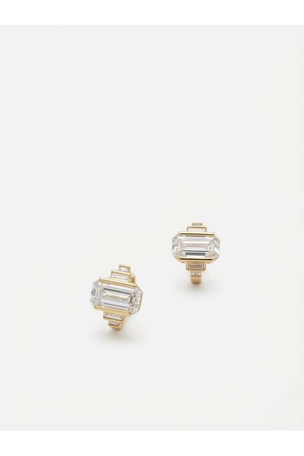 Marquise Baguette Stone Mini Women's Earrings