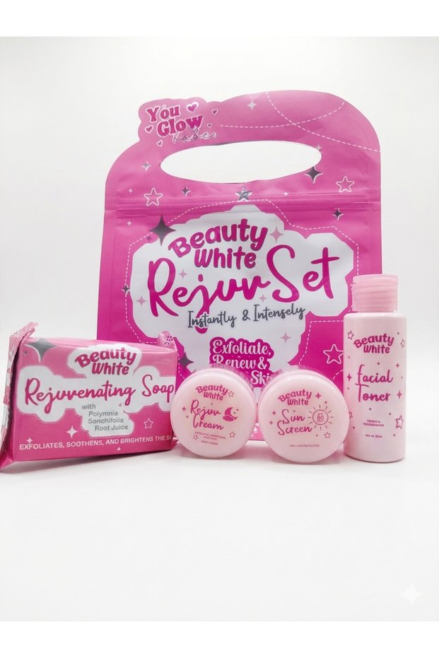Beauty White Rejuv Set with Sea Buckthorn – Brightening Skincare Kit for Acne Marks & Pore Care