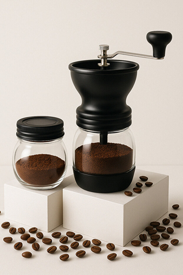 مطحنة القهوة السيراميكية Hazzar - Chemex، V60، French Press