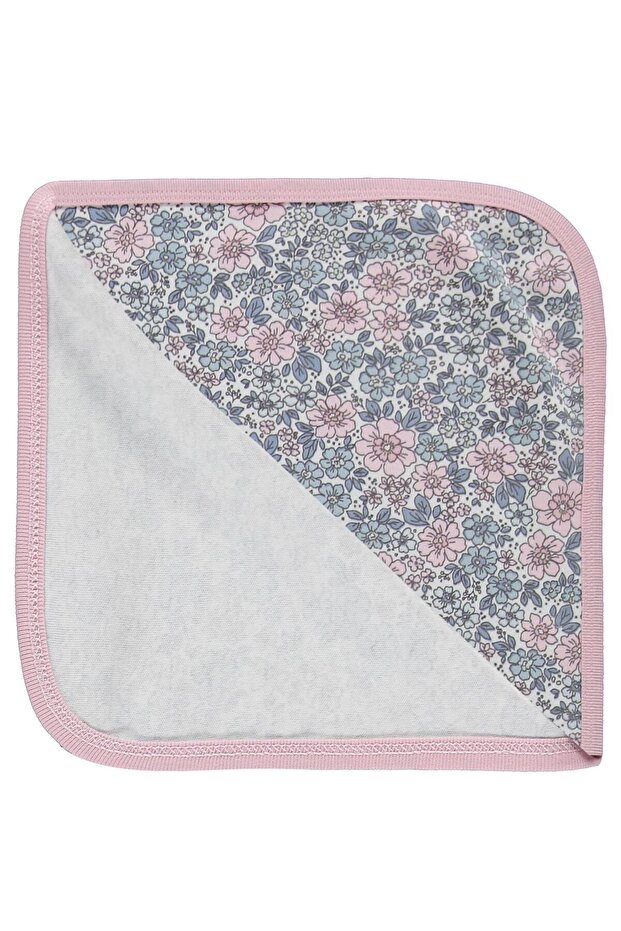 Floral Printed Blanket - Ecru